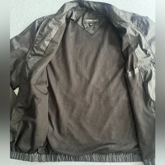 Vintage Members Only Windbreaker Rain Jacket US Medium - Picture 5 of 10